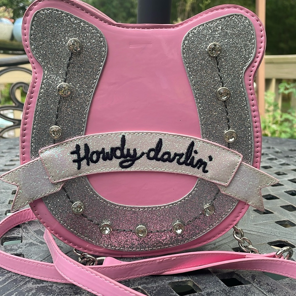 Betsey Johnson “Howdy Darlin” crossbody bag.
